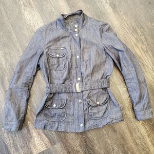 Calvin Klein Size 6 Jacket with Belt